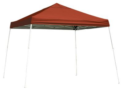 ShelterLogic Slant-Leg Pop-Up Canopy - Red - 10' x 10'